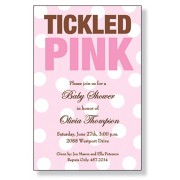 Baby Shower Invitations, Tickled Pink, Inviting Company